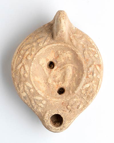 Roman Oil Lamp with the Bust of a ... 