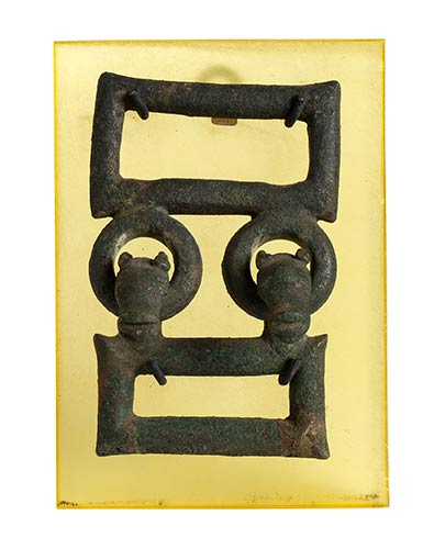 Etruscan Bronze Belt-Buckle, 6th - ... 