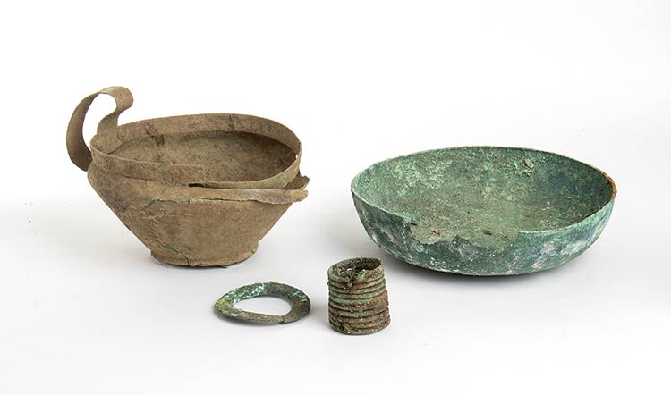 Group of Etruscan Bronze Vessel ... 