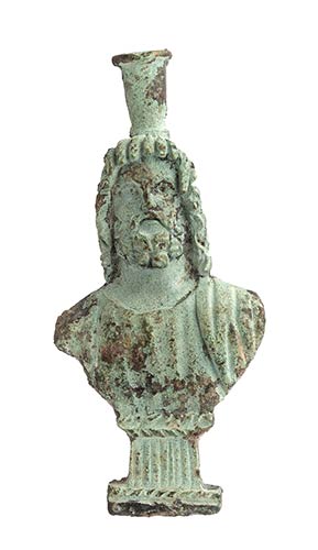 Little Roman Bronze Bust of Zeus ... 