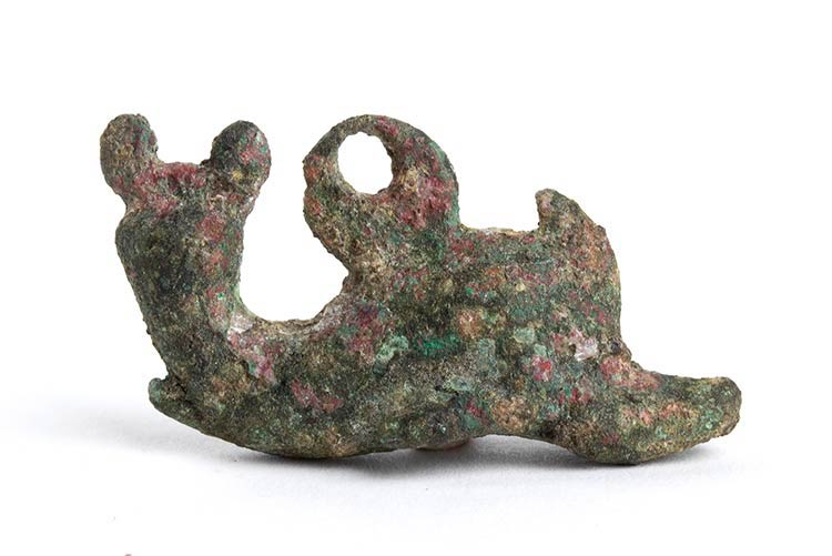 Roman Bronze Dolphin-Shaped ... 