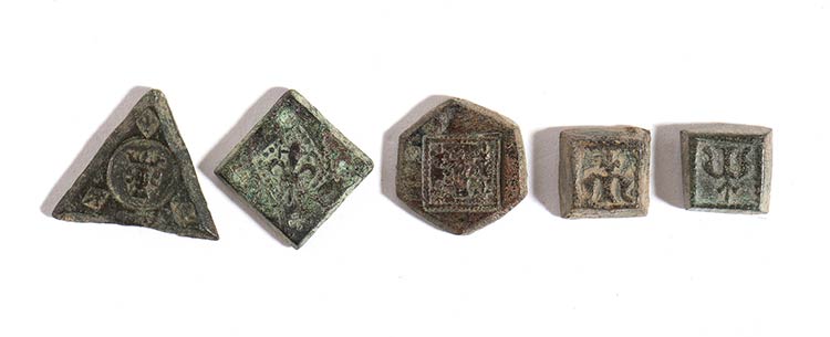 Group of Five Medieval Bronze ... 