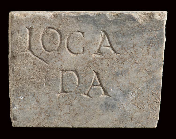 Roman Marble Inscribed Slab, 2nd - ... 