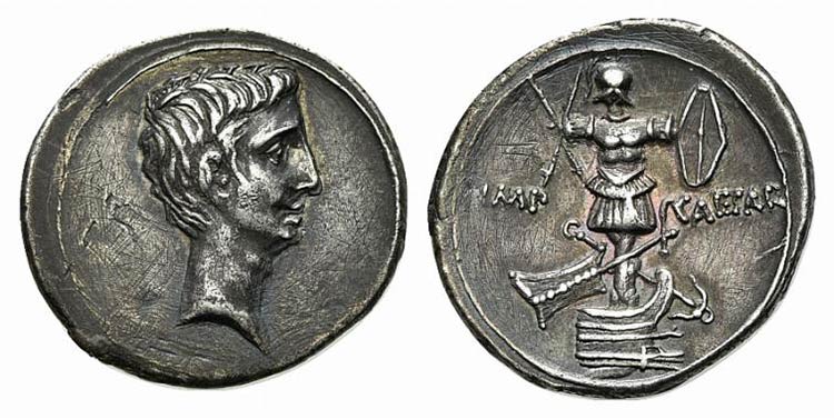 Octavian, Italian (Rome?) mint, ... 