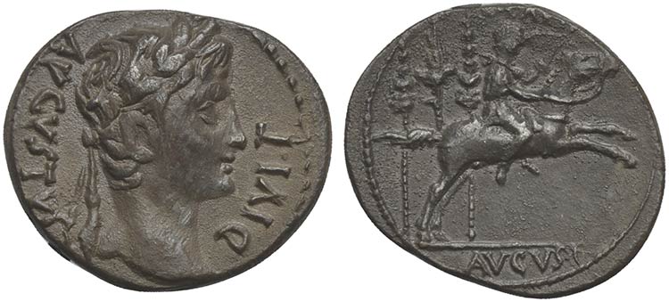 Augustus (27 BC-AD 14), Denarius, ... 