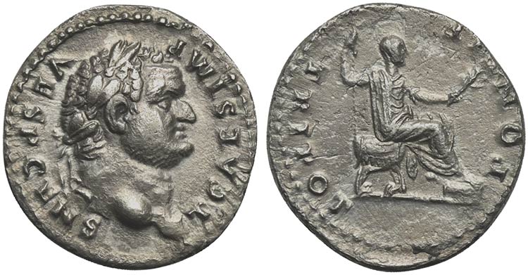 Titus (Caesar, 69-79), Denarius, ... 