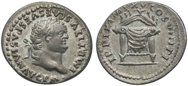 Titus (79-81), Denarius, Rome, 1 ... 
