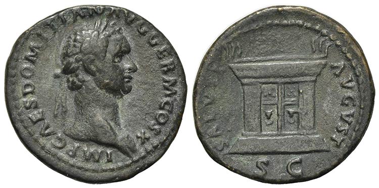 Domitian (81-96), As, Rome, AD 84. ... 