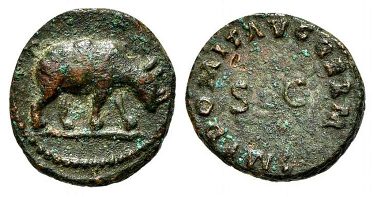 Domitian (81-96), Quadrans, Rome, ... 