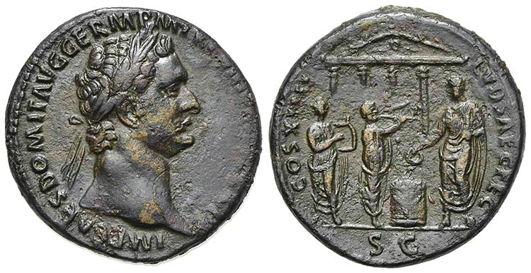 Domitian (81-96), As, Rome, AD 88. ... 