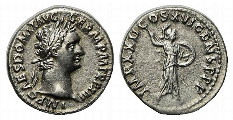 Domitian (81-96), Denarius, Rome, ... 