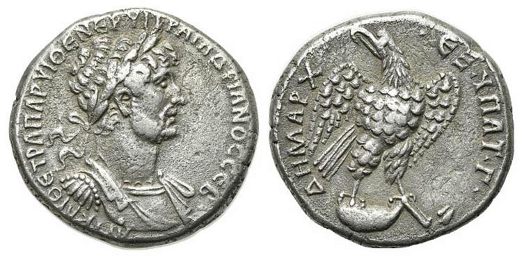 Hadrian (117-138), Tridrachm, ... 