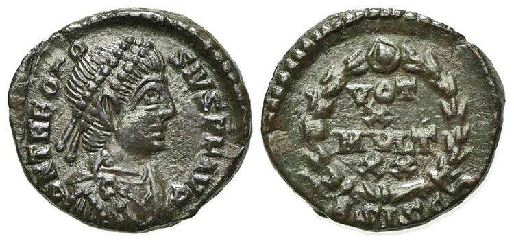 Theodosius I (379-395), Siscia, ... 