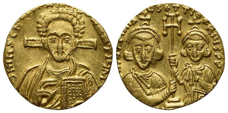 Justinian II with Tiberius (Second ... 