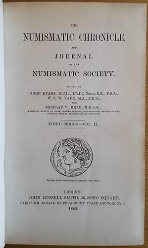 AA.VV. Numismatic Chronicle and ... 