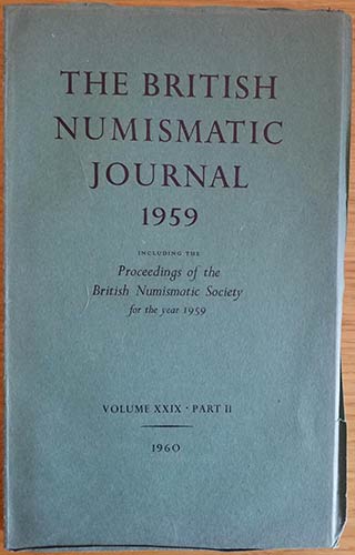 British Numismatic Journal 1959. ... 