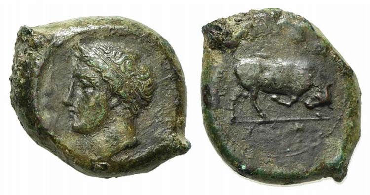 Sicily, Adranon, Bronze, ca. ... 