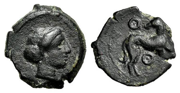 Sicily, Eryx, Hexas, ca. 410-400 ... 