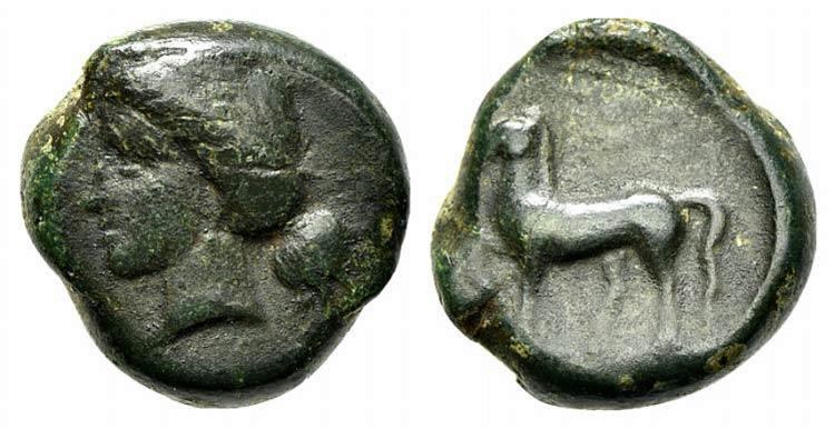 Sicily, Eryx, 4th century BC. AE ... 