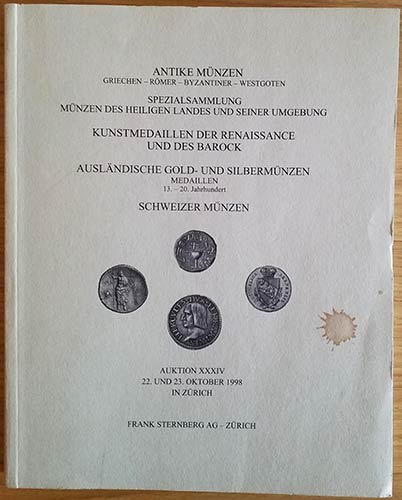 Sternberg F. Auktion XXXIV, Antike ... 
