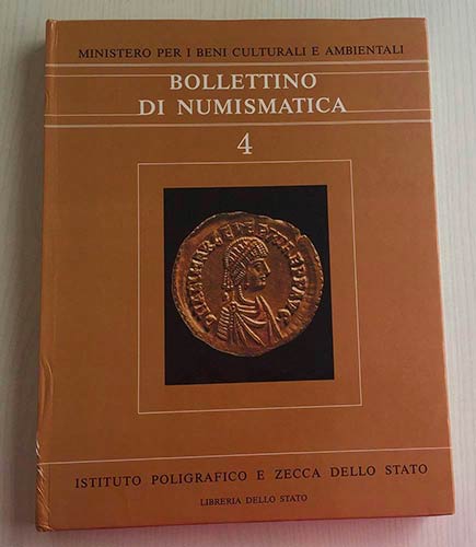 Bollettino di Numismatica No. 4 ... 