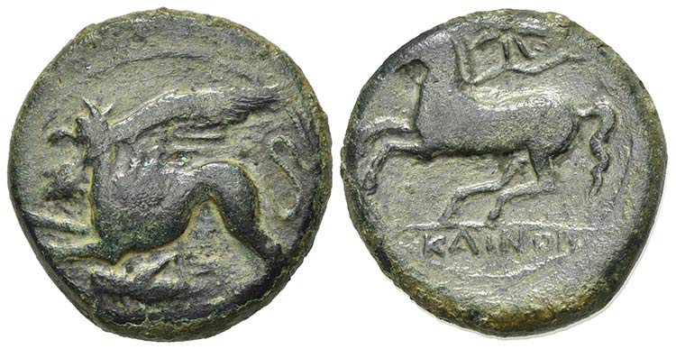 Sicily, Kainon, ca. 360-340 BC. ... 