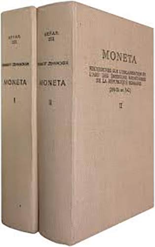 ZEHNACKER, H. Moneta. Recherches ... 