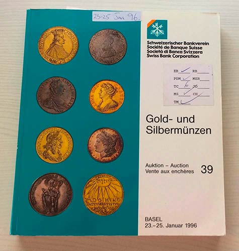 SBV Auktion 39 Gold- und ... 