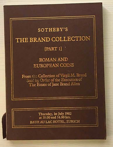 Sothebys Catalogue of The Brand ... 