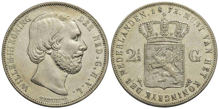 OLANDA - Guglielmo III (1849-1890) ... 