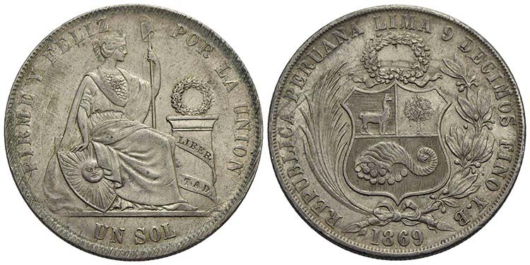 PERU - Repubblica (1822) - Sol - ... 