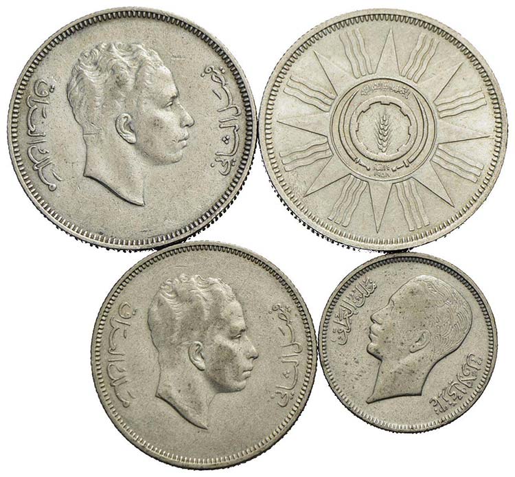 Estere - IRAQ - Lotto di 4 monete ... 