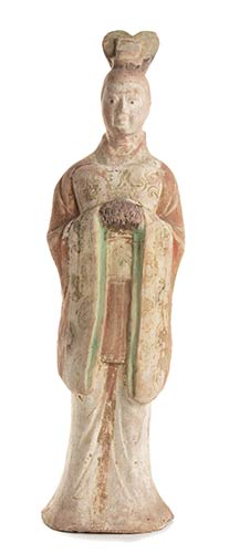 A PAINTED CERAMIC FUNERARY MODEL ... 