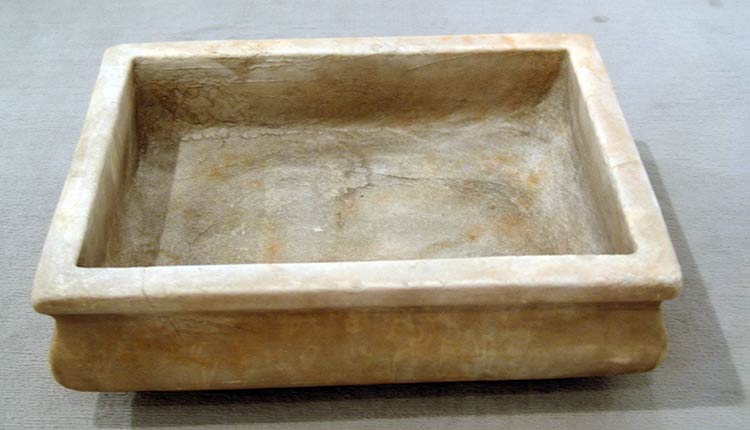 A MARBLE BONSAI CONTAINER China, ... 