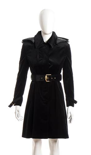 GUCCI GIACCONE TRENCH IN VELLUTO ... 