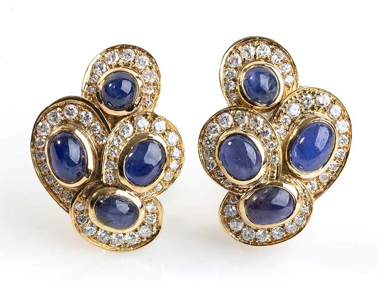 Sapphires and diamonds gold ... 