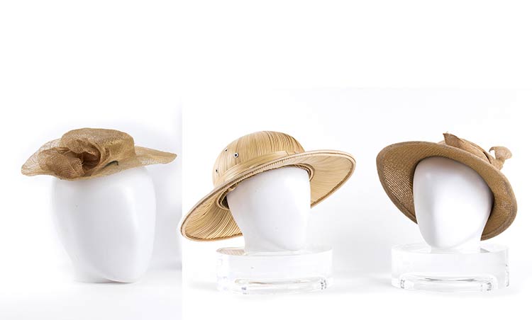 Marina Ripa di Meana, three hats  ... 