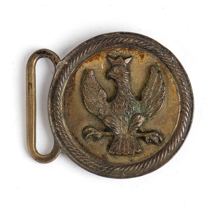 An officer’s buckle of the ... 