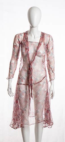 CHIFFON DRESS 30s  Shades of pink ... 