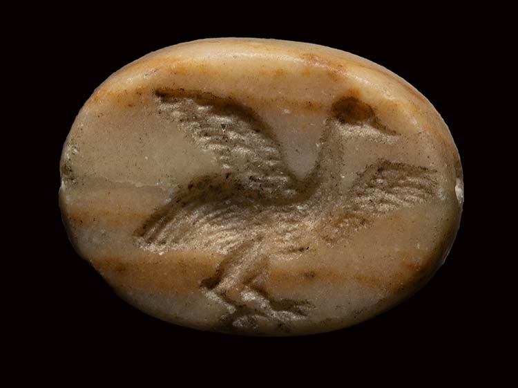 An early greek alabaster seal. ... 