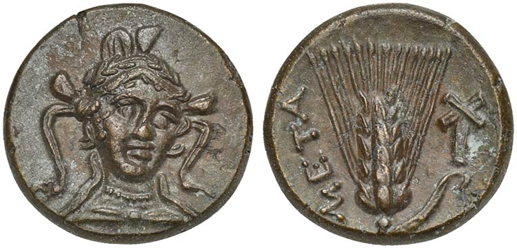 Lucania, Metapontion, Bronze, ca. ... 
