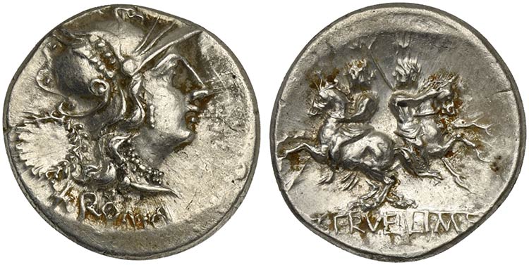 C. Servilius M.f., Denarius, Rome, ... 