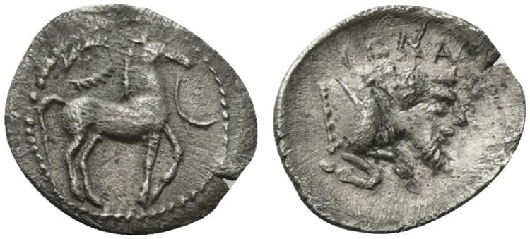 Sicily, Gela, Litra, ca. 465-450 ... 