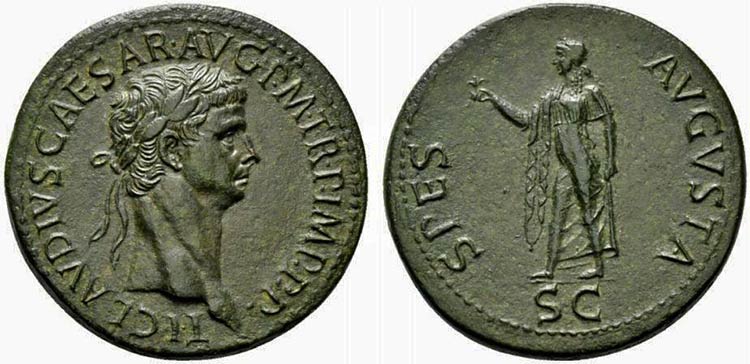 Claudius (41-54), Sestertius, ... 
