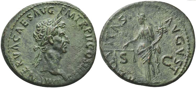 Nerva (96-98), As, Rome, AD 97
AE ... 