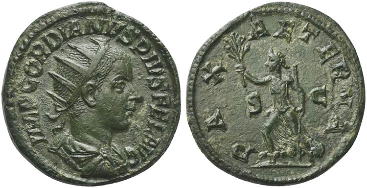 Gordian III (238-244), Dupondius, ... 