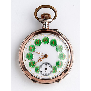 Solid 800 ‰ pocket watch; ; the ... 