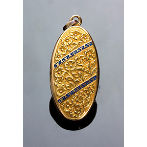 Antique Art Decò 18K yellow gold ... 