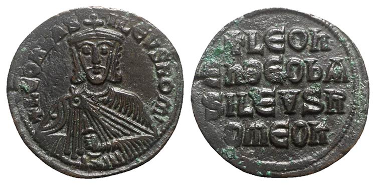 Leo VI (886-912). Æ 40 Nummi ... 