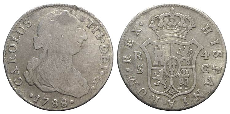 Spain, Carlos III (1759-1788). AR ... 